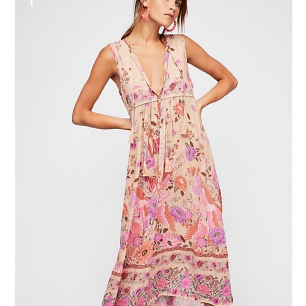 ISO SPELL Siren Song Midi-Coyote-Lovebird&KTS gown